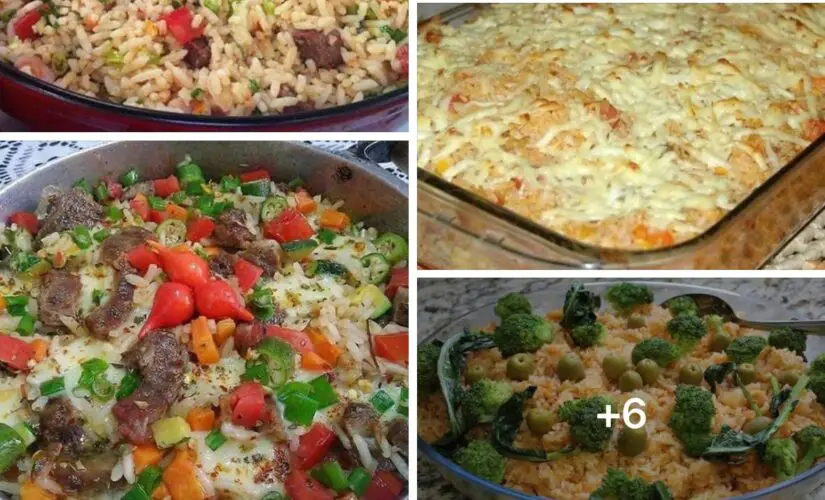 Receitas deliciosas de arroz e fáceis de preparar