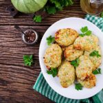 Bolinho de Arroz com Espinafre na Airfryer