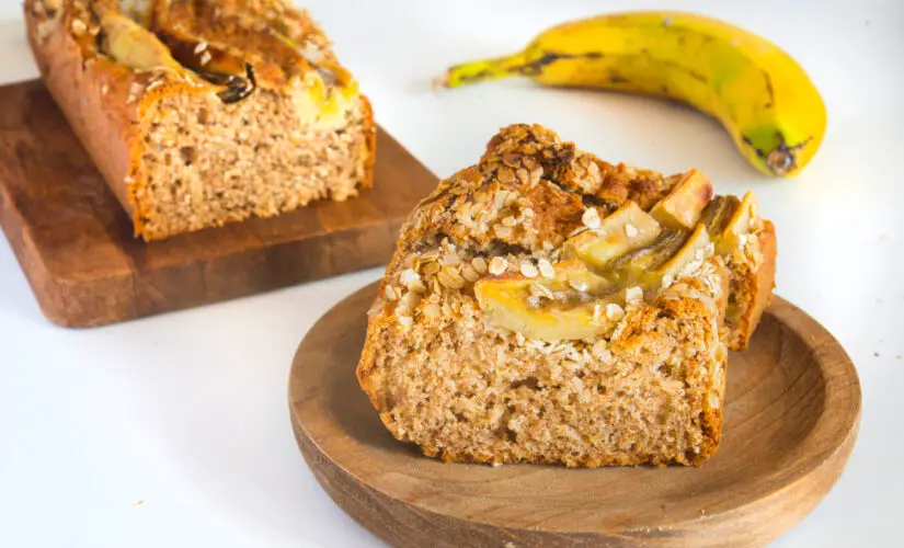 Bolo de Banana e Aveia com 3 Ingredientes