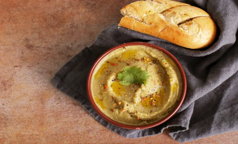 Receita de Babaganoush para um Natal Leve e Delicioso