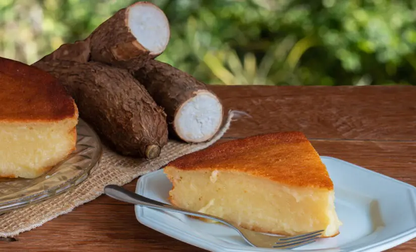 Receita de Bolo de Aipim