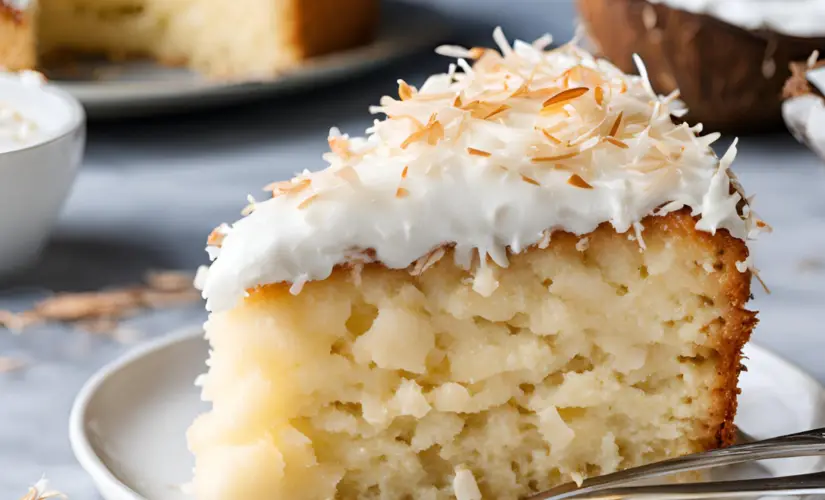 Receita de Bolo de Coco com Farinha de Aveia sem Glúten