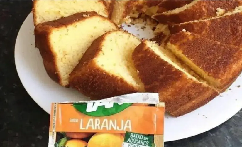 Como Fazer Bolo de Laranja com Suco em Pó em 3 Passos Simples