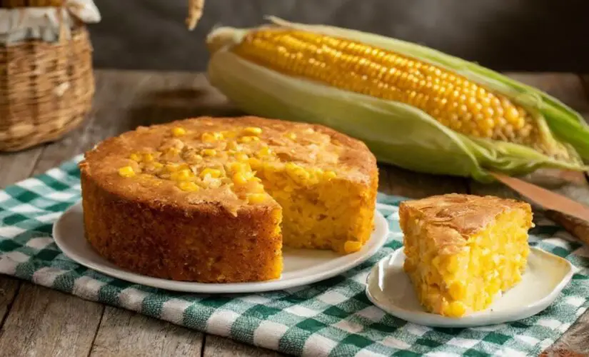 Descubra o Sabor do Bolo de Milho com Milho Fresco