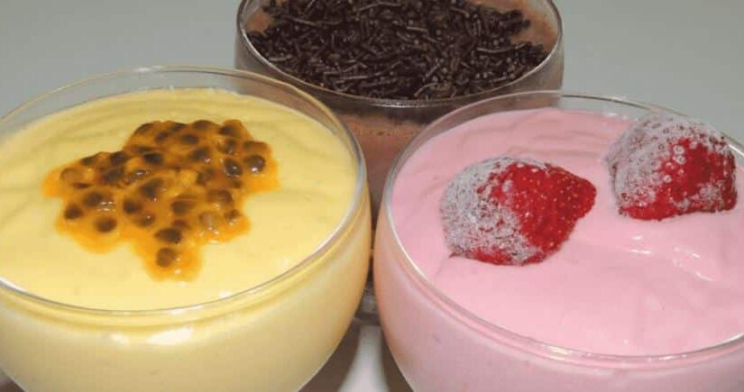 Sobremesa Cremosa com 3 Ingredientes: Mousse para Todos os Gostos