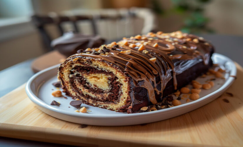 Rocambole de Chocolate com Nozes uma receita especial e deliciosa