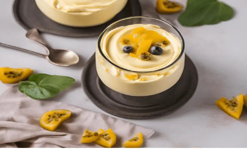 Receita de Mousse de Maracujá em 10 Minutos