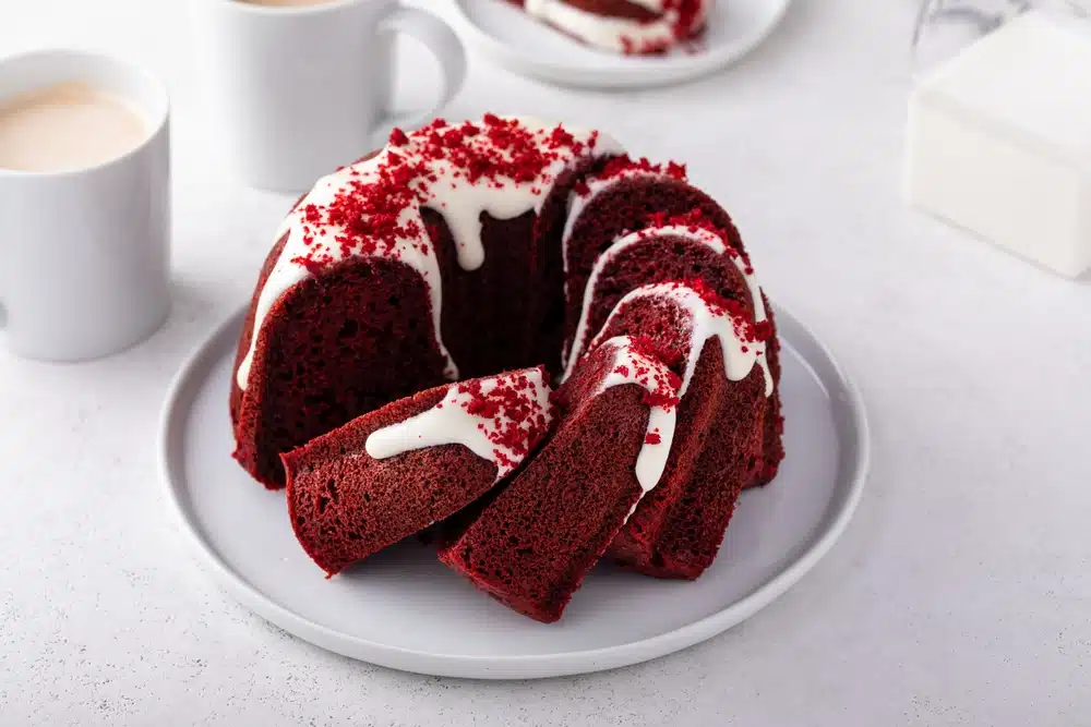 Vermelho Apaixonante Bolo Red Velvet a Doçura que Encanta Paladares