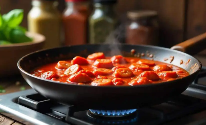 Molho de Salsicha Receita Simples e Rápida para Refeições Deliciosas