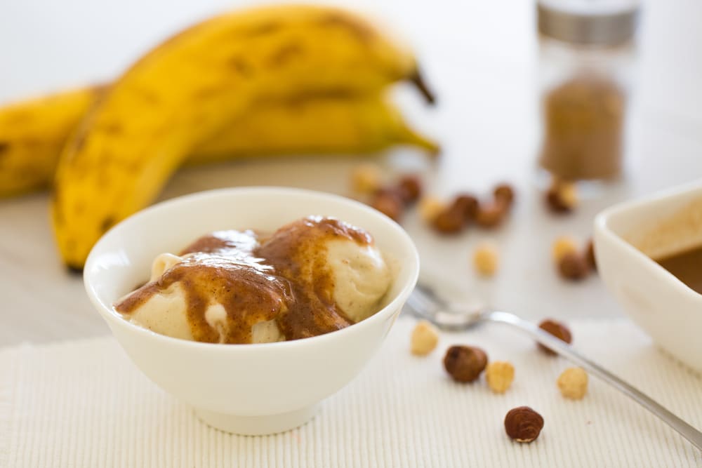 Banana Bliss Delicioso Sorvete Cremoso que Derrete na Boca