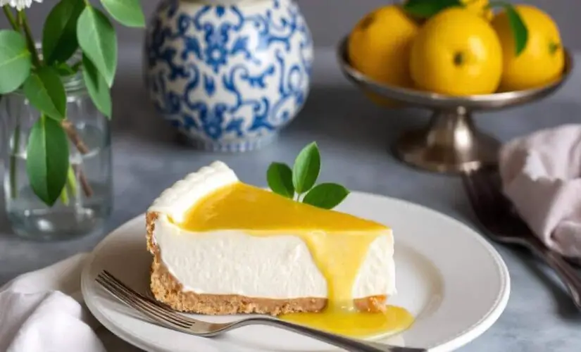 Torta de Limão com Biscoito Maizena