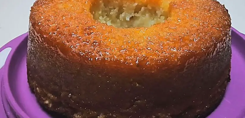 Bolo de Mandioca liquidificador receita Simples e Saborosa