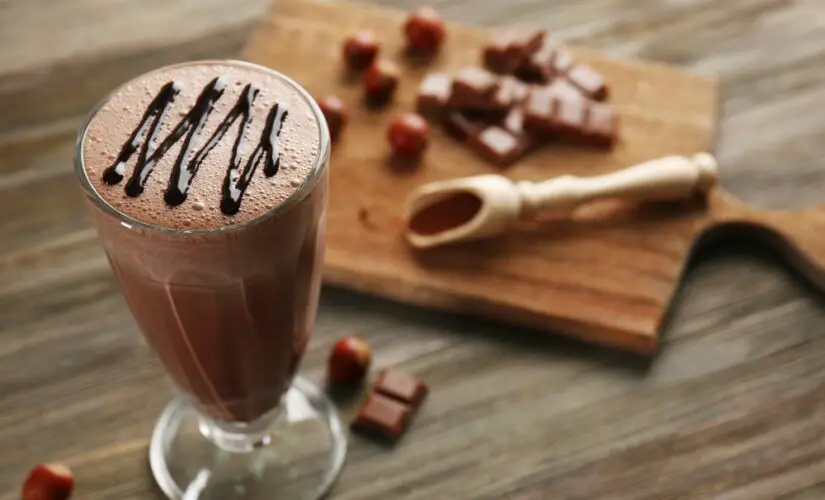 Desejo de Chocolate: Milkshake com Deliciosas Avelãs