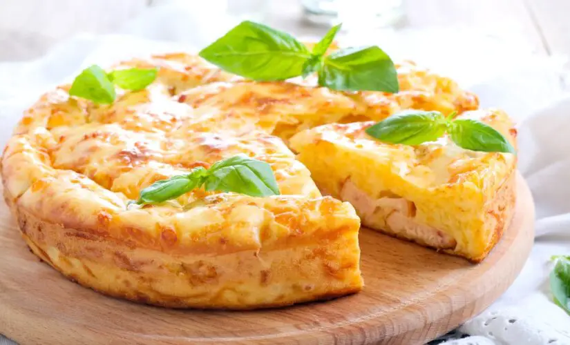 Deliciosa Torta de Presunto e Queijo muito fácil de fazer