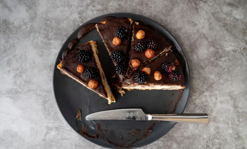 Torta de Chocolate para Aniversário