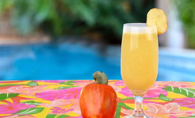 Receita de Suco de Caju com Gengibre Natural e Energizante