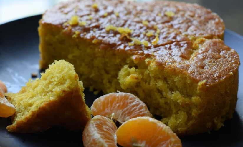 Receita Caseira de Bolo de Laranja com Casca Incrível