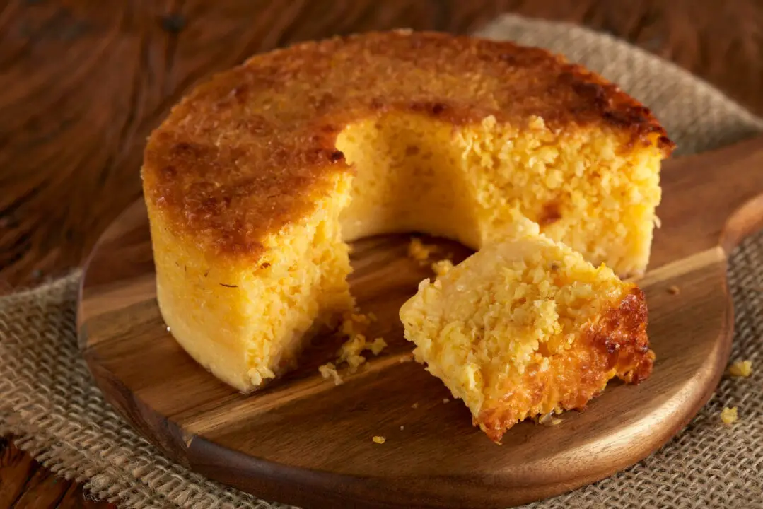 Receita Fácil de Bolo de Arroz Cru para o Café da Manhã