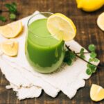 Suco de Laranja com Couve