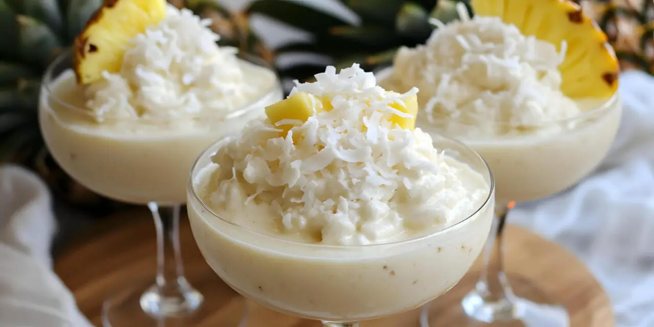 A Mousse de Coco Mais Leve e Sem Gelatina do Mundo!