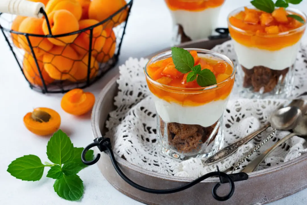Receita Rápida de Sobremesa de Pêssego com Gelatina
