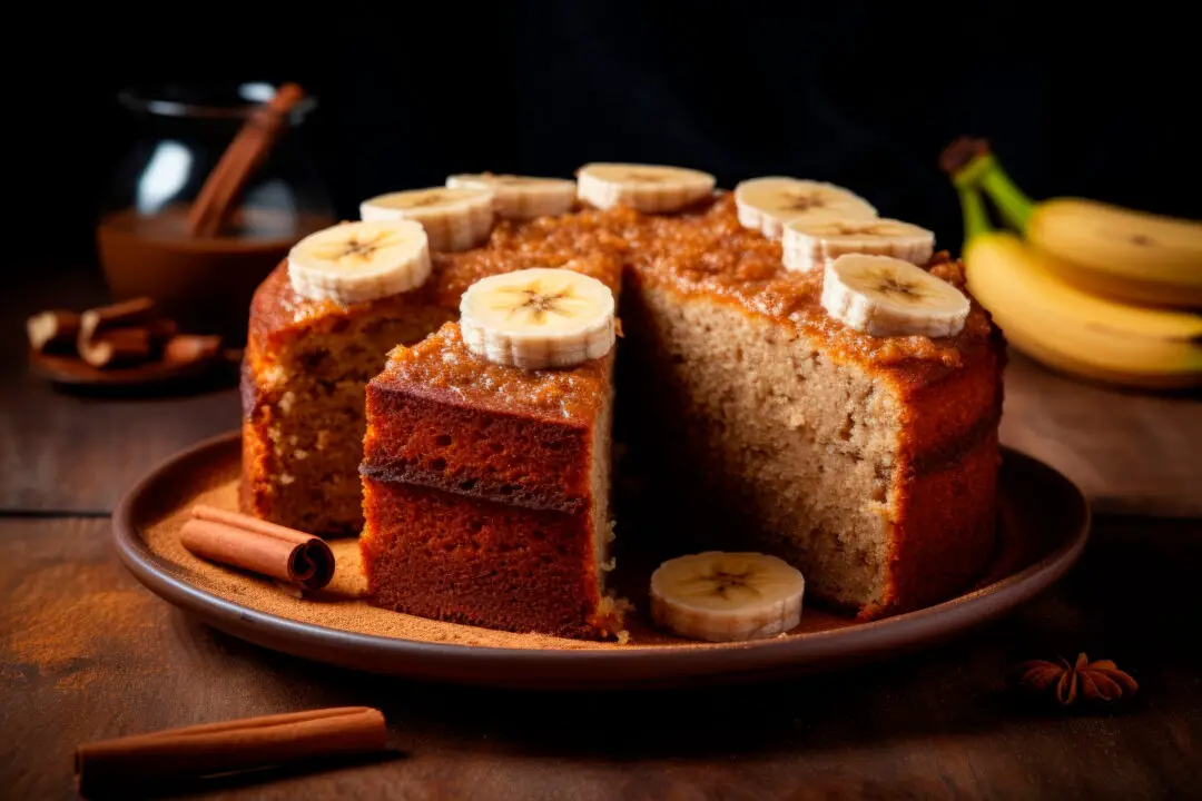 Receita de Bolo Fit de Banana com Aveia e Canela!