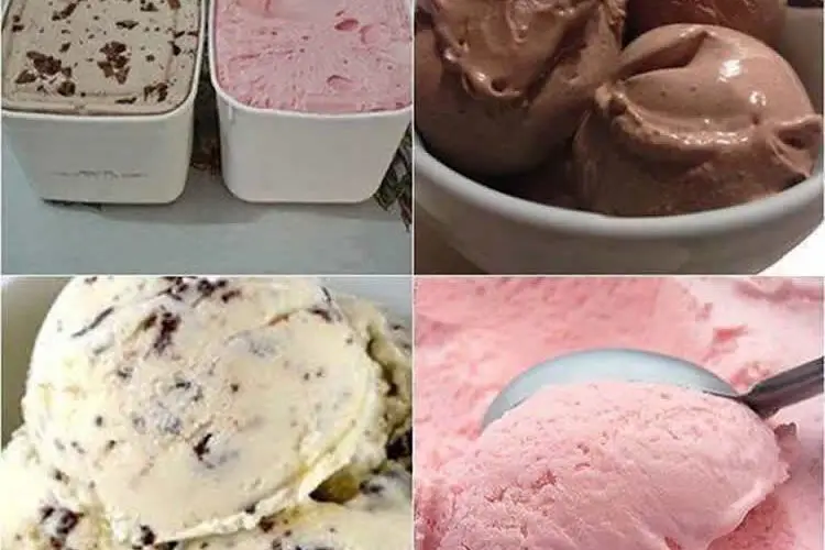 Sorvete com 3 ingredientes muito Refrescante
