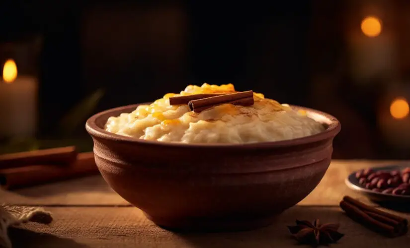 Canjica cremosa doce tradicional e perfeita para festas juninas