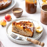Bolo de Maçã Fit saudável fofinho e perfeito para o café da manhã