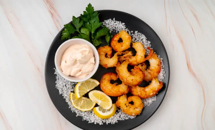 Camarão com creme de batata combinação cremosa, sofisticada e irresistível