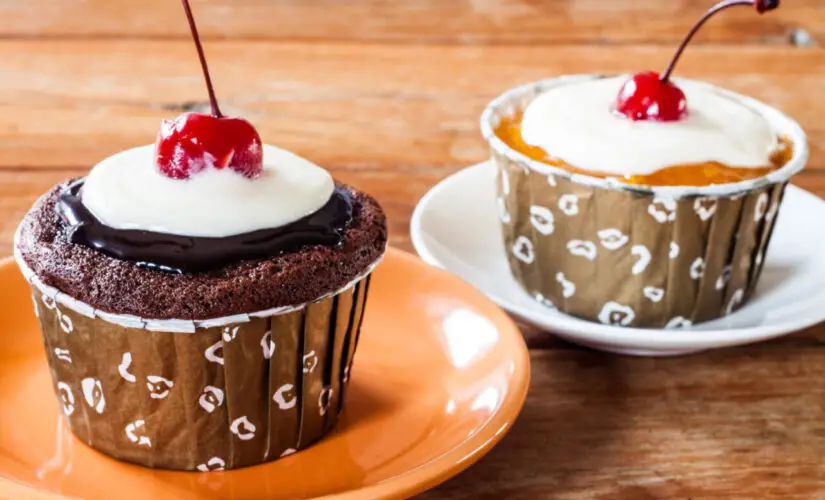 Petit gâteau no micro-ondas pronto em minutos com sabor de confeitaria