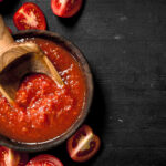 Molho de tomate caseiro com sabor de comida feita com amor