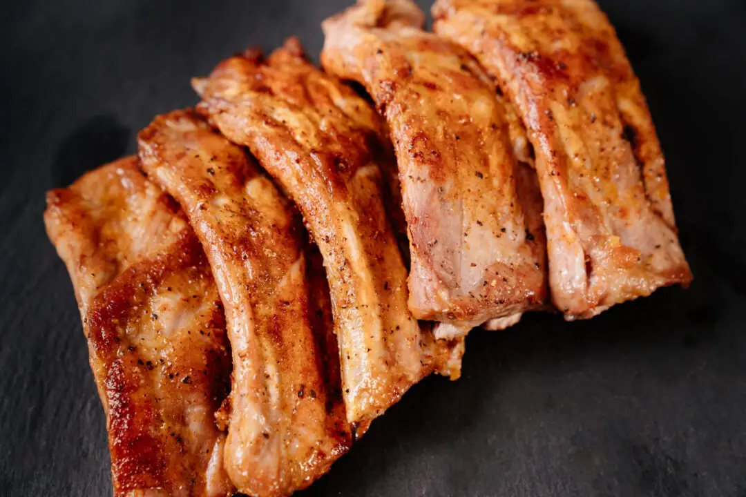 Panceta na airfryer crocante por fora e macia por dentro