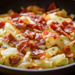 Batata gratinada com bacon cremosa e douradinha como nas melhores receitas de família