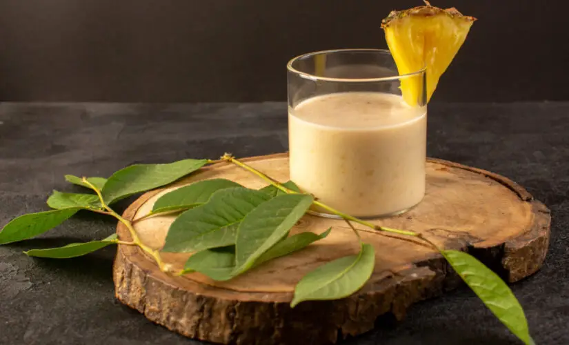 Suco de inhame cremoso e nutritivo que lembra receitas da roça