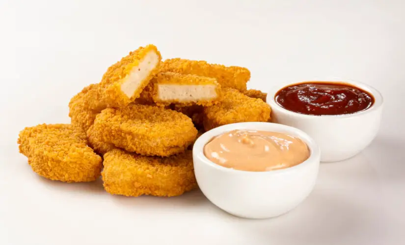 Nuggets caseiro na airfryer crocante por fora e suculento por dentro