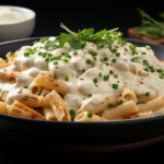 Macarrão ao molho branco cremoso e irresistível para o dia a dia