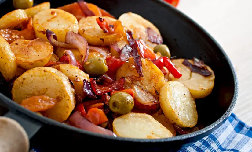 Batata no forno portuguesa igual à da casa da vó