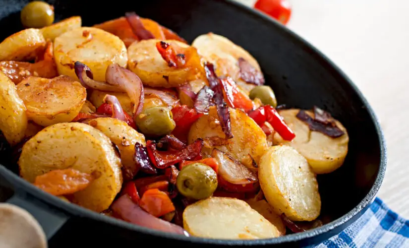 Batata no forno portuguesa igual à da casa da vó