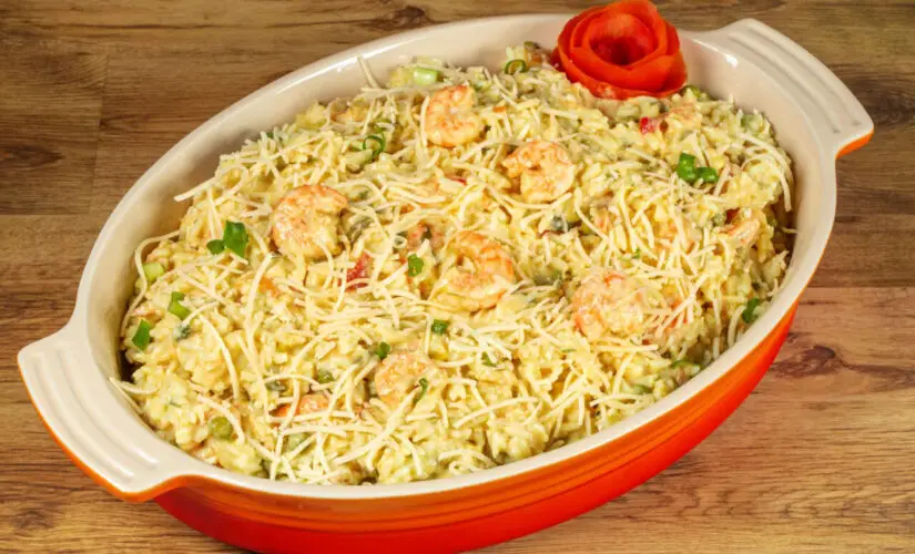 Como fazer salpiçao de frango que lembra almoço de domingo em família