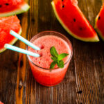 Suco de melancia natural refrescante, docinho e perfeito para qualquer momento do dia