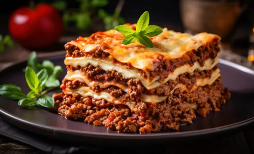 Lasanha de Carne Moída com Sabor de Domingo em Família