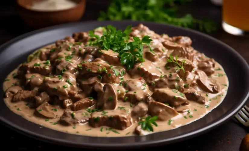 Strogonoff de Carne Cremoso e Saboroso Que é Sucesso na Mesa