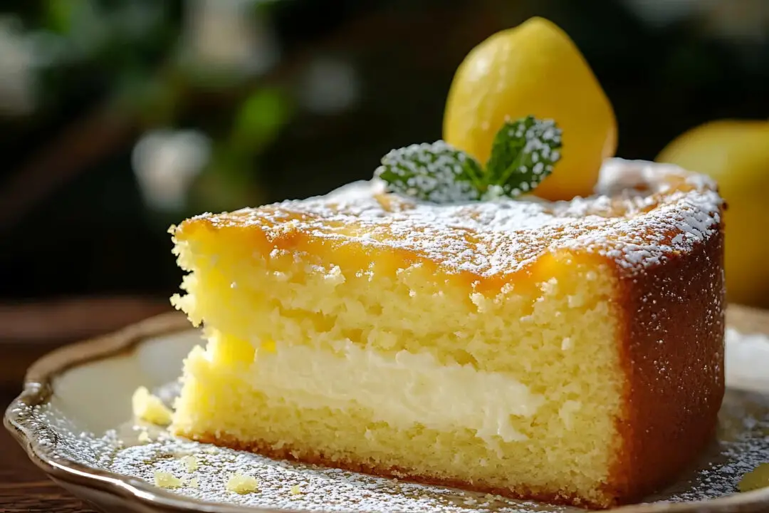 Bolo de aipim cremoso com sabor de roça e textura que derrete na boca