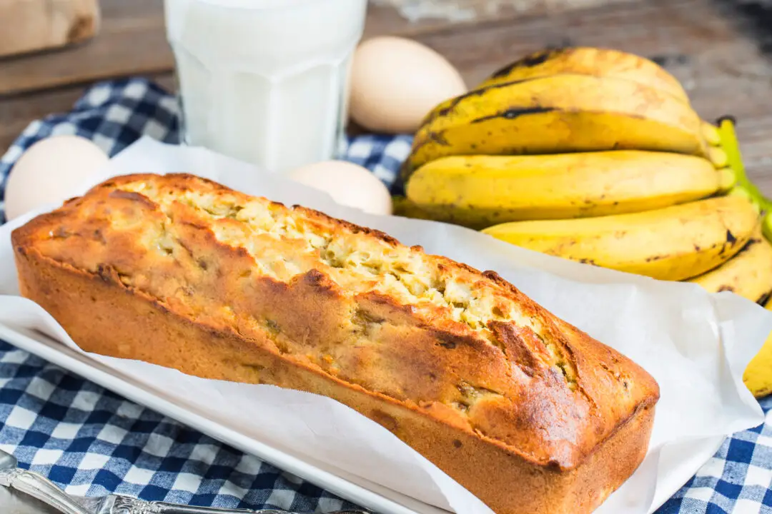 Receita de Bolo de Banana Fit com poucos Ingredientes