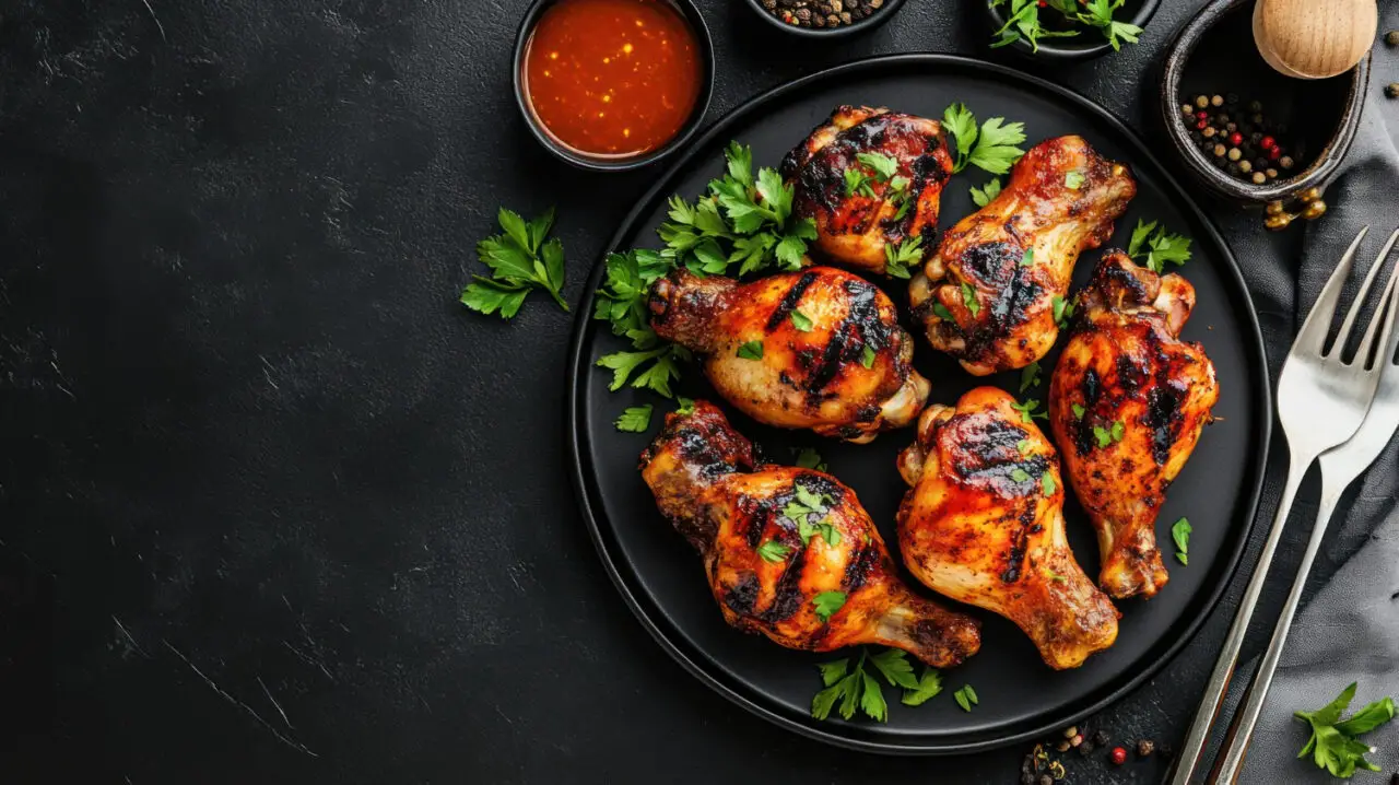 Coxa de frango assada com batata que lembra almoço de domingo em família