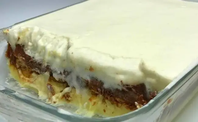 Creme Marido gelado opção de sobremesa rápida e muito gostosa