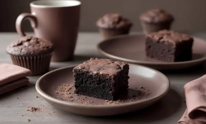Receita de Bolo de Chocolate de Liquidificador para Café da Tarde