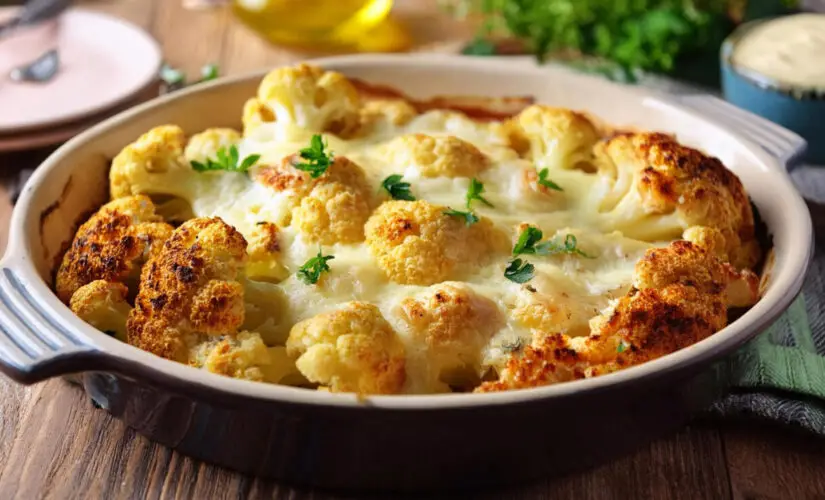 Couve-Flor Gratinada Sabor de Casa, Praticidade e Conforto em Cada Garfada