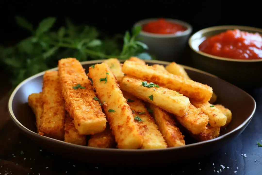 Polenta Frita Crocante por Fora e Cremosa por Dentro